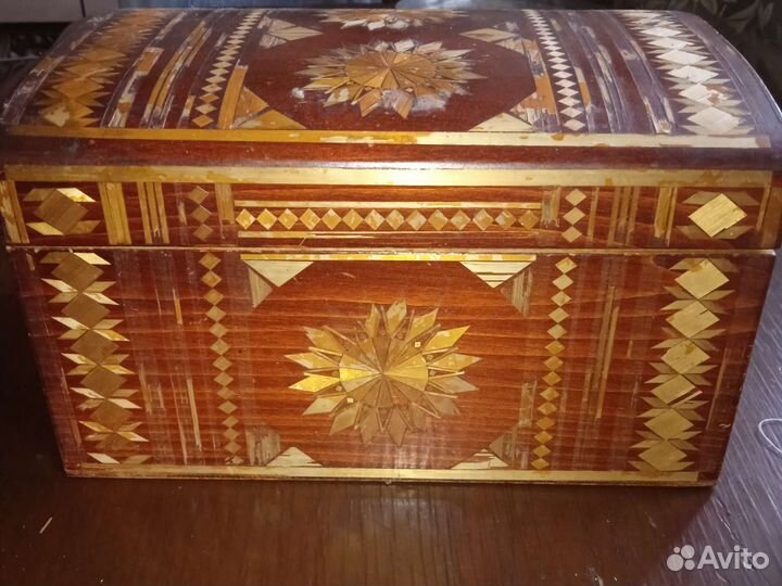 Шкатулка деревянная СССР