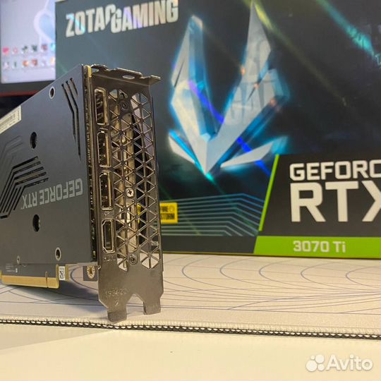 Красотка zotac RTX 3070 TI trinity OC