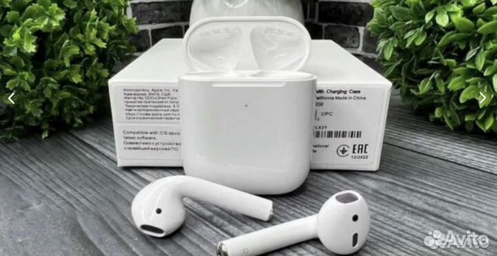 Наушники AirPods 2 (Оригинального качества 1:1)