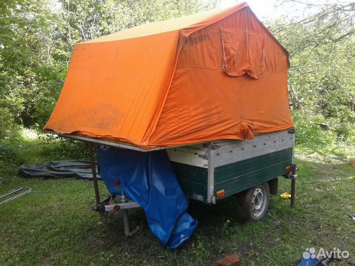 Палатка на прицеп. Палатка на крышу