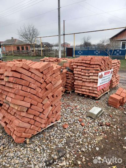 Кирпич пережжённый, отбраковка, нестандарт