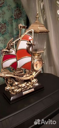 Часы-настольная лампа, ночник