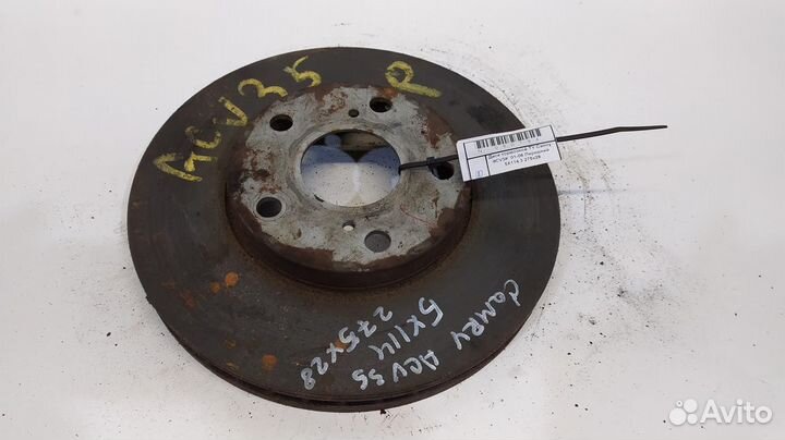 Диск тормозной toyota Camry CV3 01-06 Передний 5X1