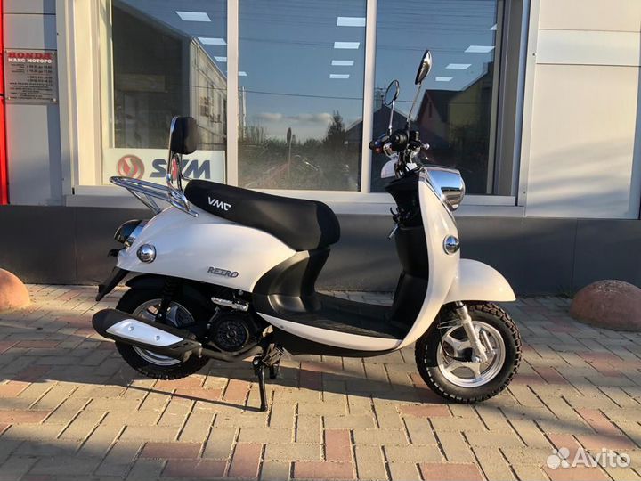 Скутер VMC Vento retro 50 150 2023 белый