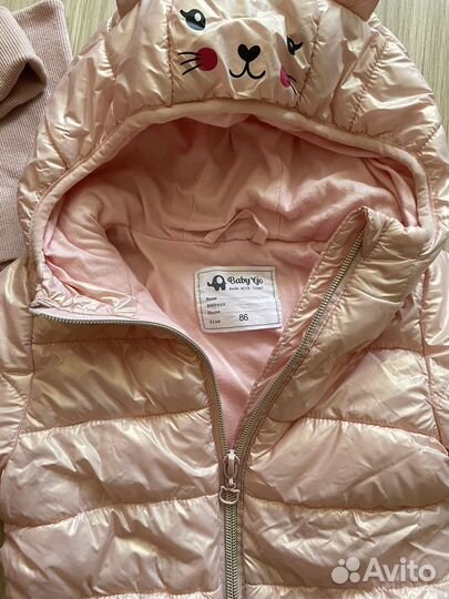 Куртка для девочки 86