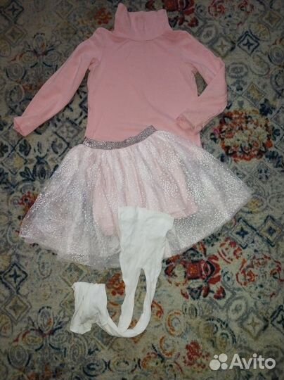 Вещи пакетом для девочки 110 116