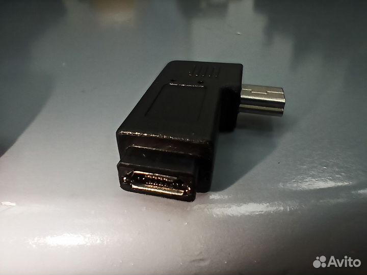 Переходник Micro-Mini USB правый для регистратора
