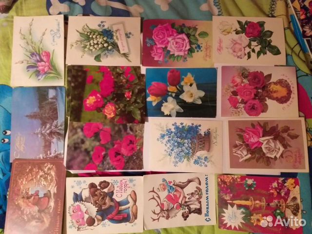 Почтовые открытки ссср,артисты,города