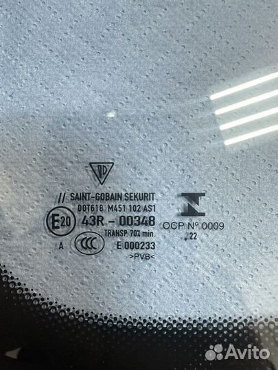 Оригинальное стекло Porsche macan