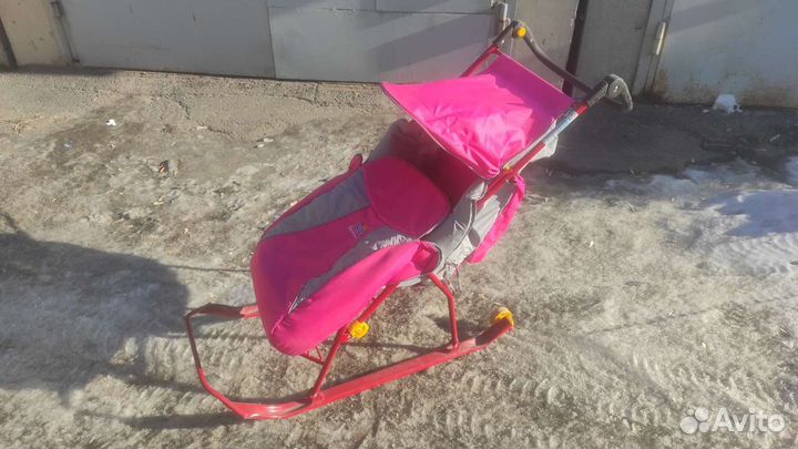 Коляска санки ника