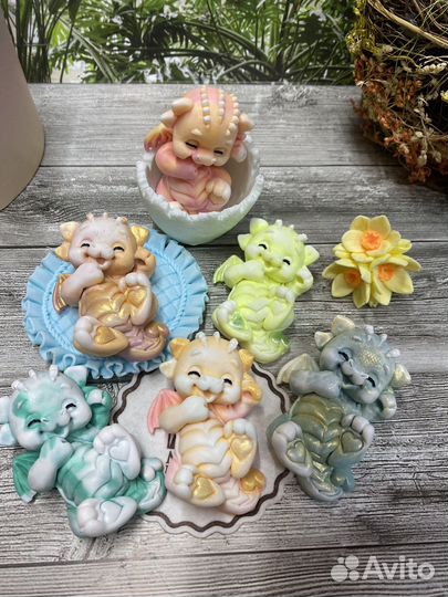 Мыло ручной работы Дракон