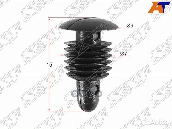 Клипса молдинга GM (1 шт.) stm10907 Sat