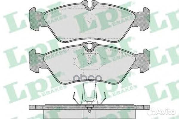 Комплект тормозных колодок 05P610 05P610 Lpr