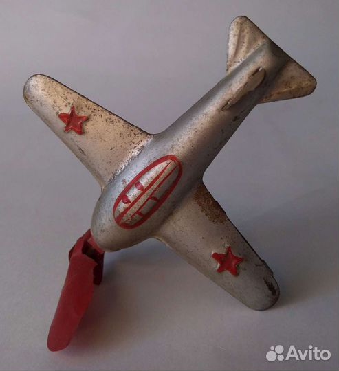 Старинная Самолет - флюгер игрушка Редкость СССР