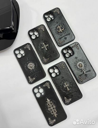 Chrome hearts чехол на iPhone 13 14 15/pro/max