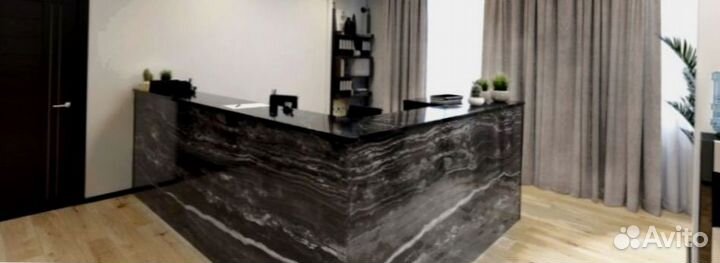Ресепшн для приемной из искусственного камня