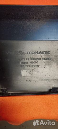 Накладка на задн. Бампер хундай Крета