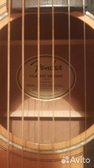 Акустическая гитара fender cd 60s