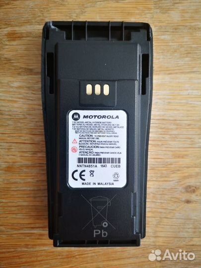 Аккумулятор для радиостанции Motorola. nntn4851a