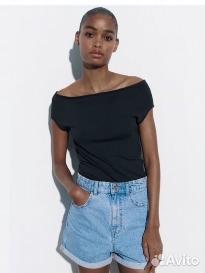 Шорты Zara mom fit новая коллекция