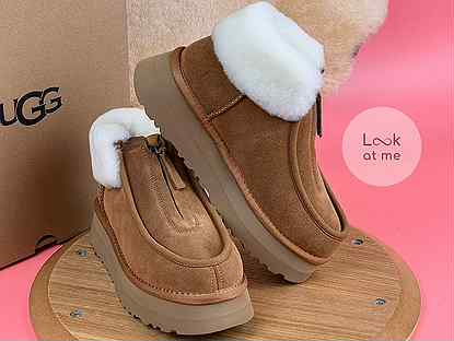 Угги женские Ugg Funkette Platform Boots Chestnut