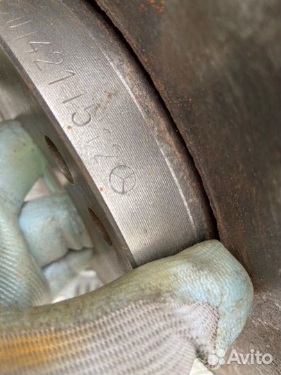 Диск тормозной Mercedes-Benz 190E W201 M102 2.0