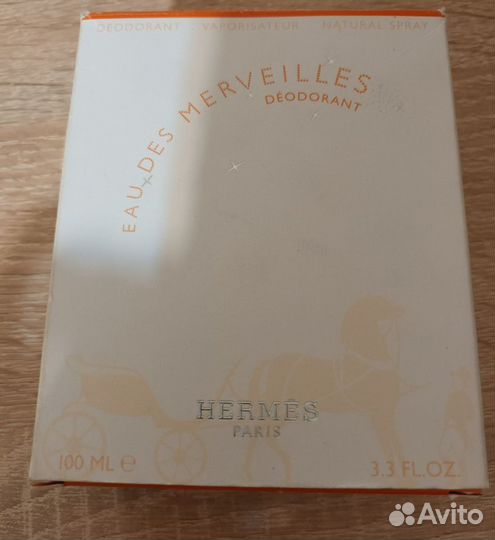 Hermes eau des merveilles 100ml,оригинал