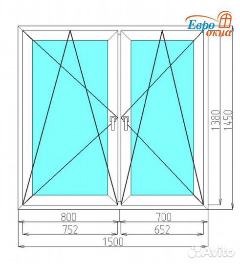 Заводские пластиковые окна