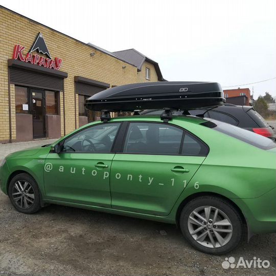 Багажник на крышу Шкода Рапид аэро поперечины