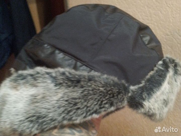 Мужская зимняя шапка Адидас