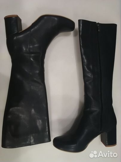 Сапоги натуральная кожа 39 размер