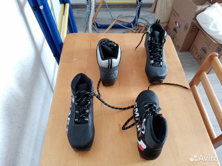Лыжные ботинки р.38