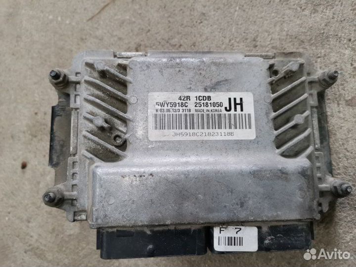 Блок управления двигателем Daewoo Nexia седан Н100