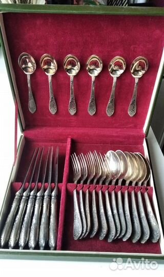 Набор десертных приборов СССР мельхиор