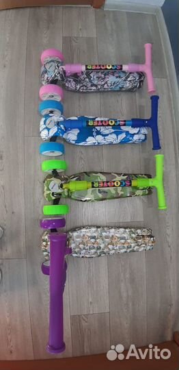 Самокаты детские трехколесные новые