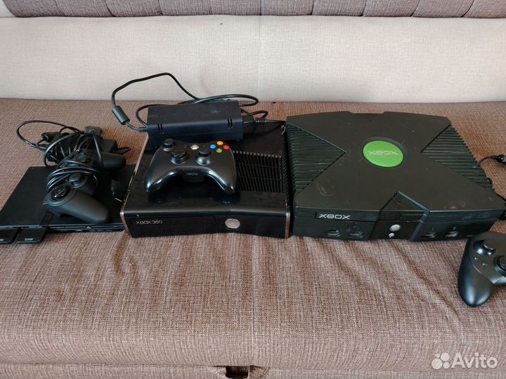 Xbox 360 slim, Xbox original, Ps2, Ps3 slim