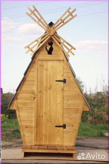 Уличный туалет домик с установкой дзв 016