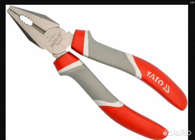 Плоскогубцы yato180mm