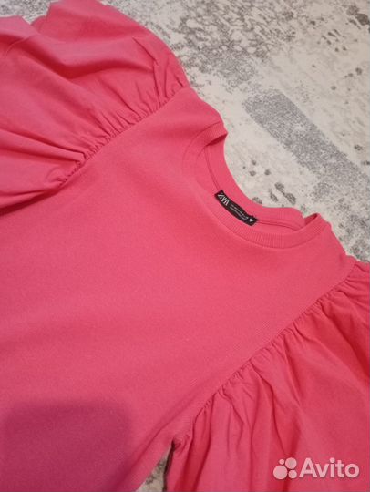 Шорты джинсовые, топ боли, Sela, Zara