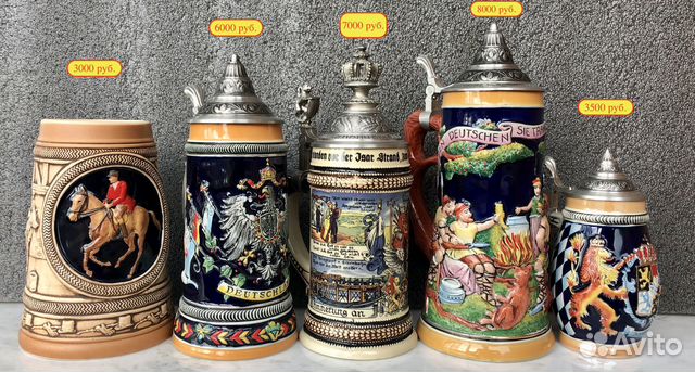 Кружки пивные коллекционные. Германия купить в Томске | Хобби и отдых ...