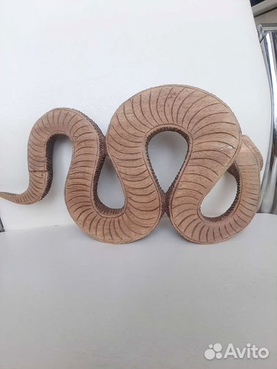 Змея кобра дерево статуэтка фигурка Бали