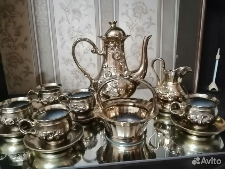 Набор кувшин, чашки, сахарница