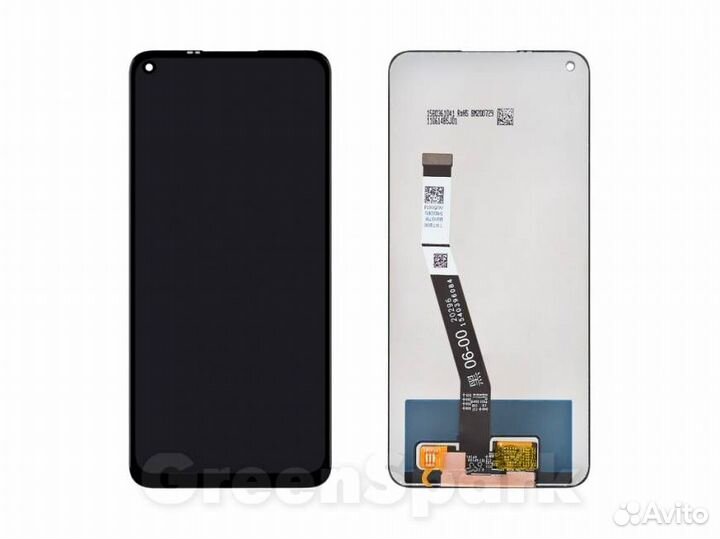 Дисплей для Xiaomi Redmi Note 9 +тач черный copy