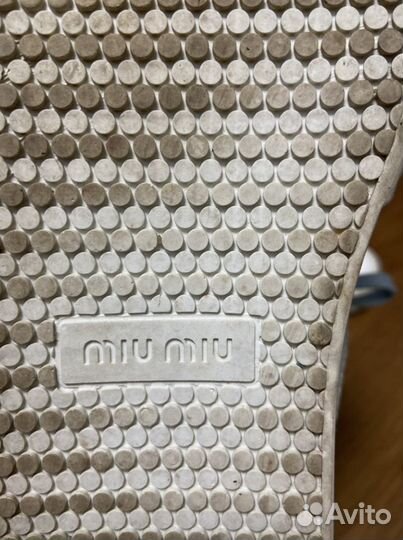 Кроссовки miu miu