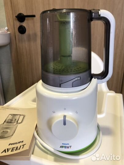 Пароварка блендер philips avent 2 в 1