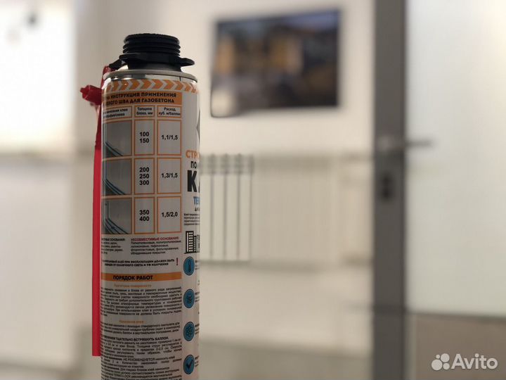 Клей-пена для газоблоков