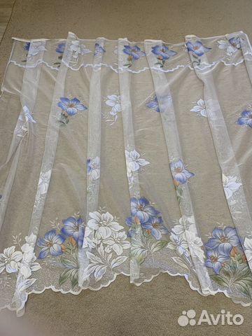 Тюль на кухню новая