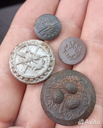 Старинные пуговицы