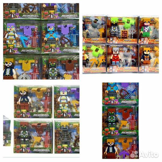 Фигурки героев майнкрафт