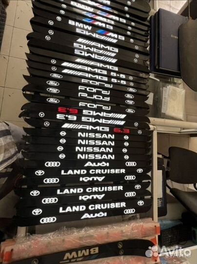 Логотип Газ с LED подсветкой